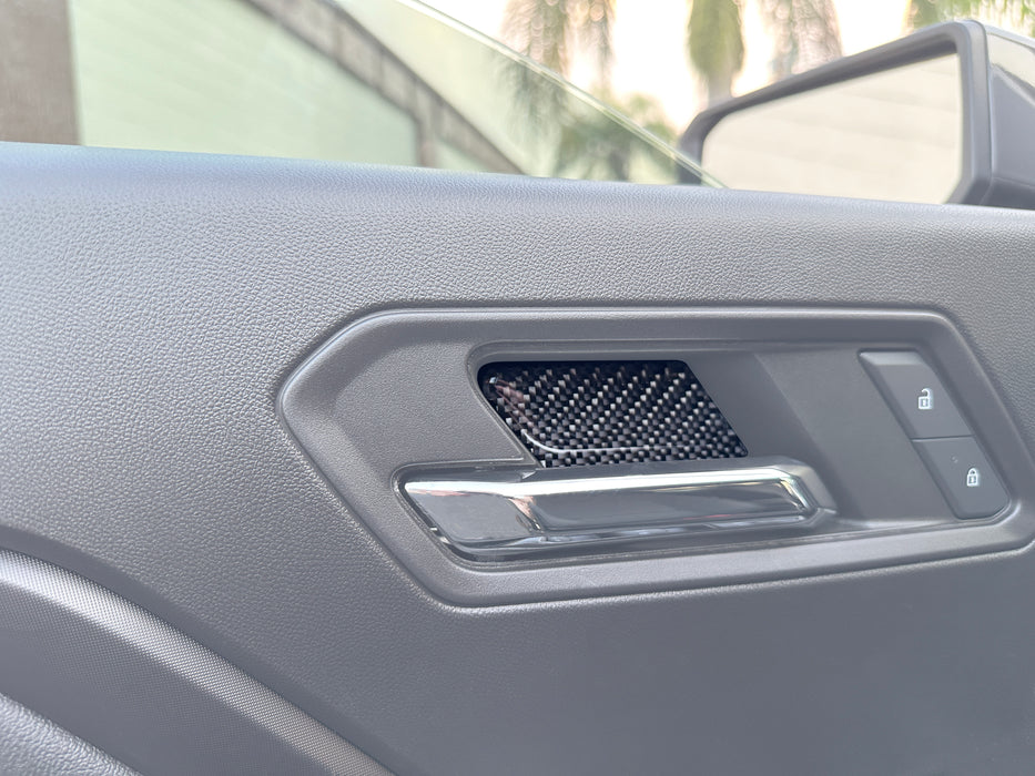 Door Handle Pocket Accent Trim Fits 2023-2024 Chevrolet Colorado/Silverado Refresh Interior