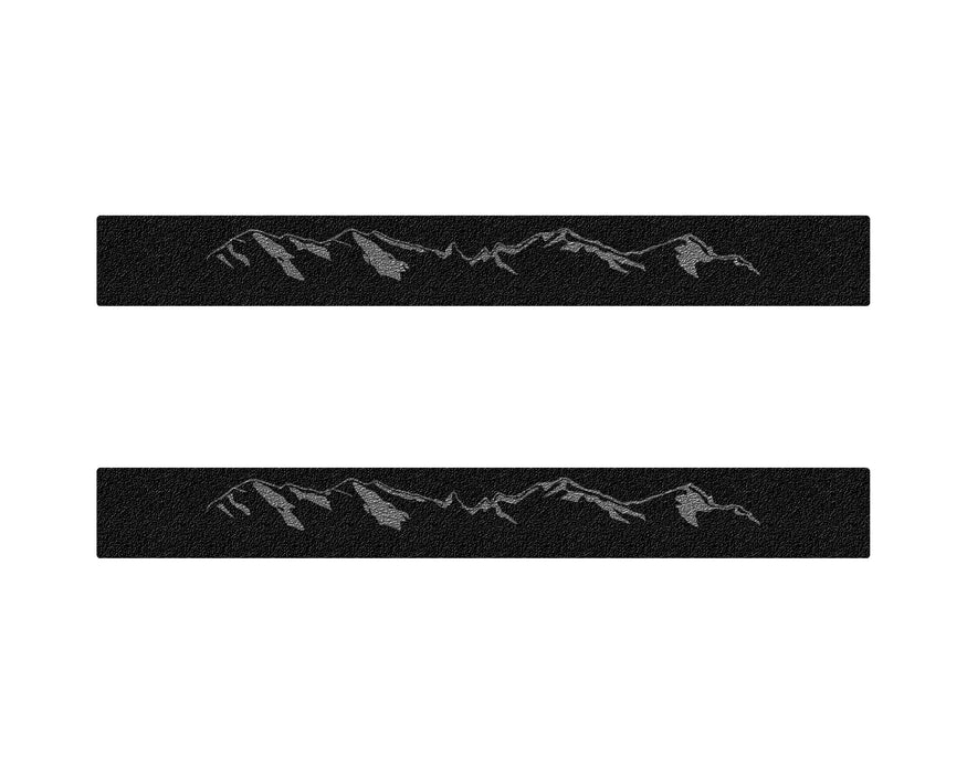 Door Sill Textured Overlays Fits 2023-2024 Chevrolet Colorado & GMC Canyon