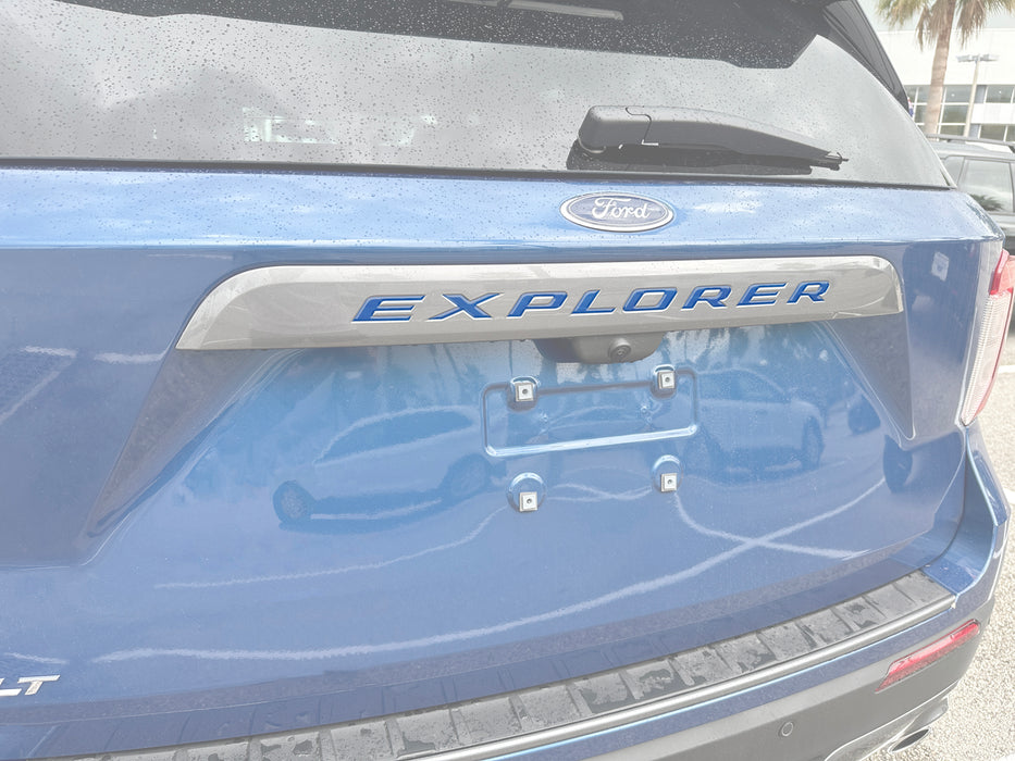 Lift Gate Letter Inserts Fits 2020-2024 Ford Explorer