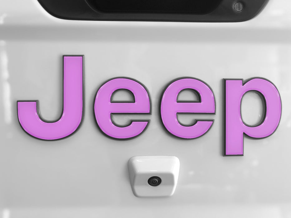 Tailgate Letter Overlays Fits 2019-2024 Jeep Gladiator