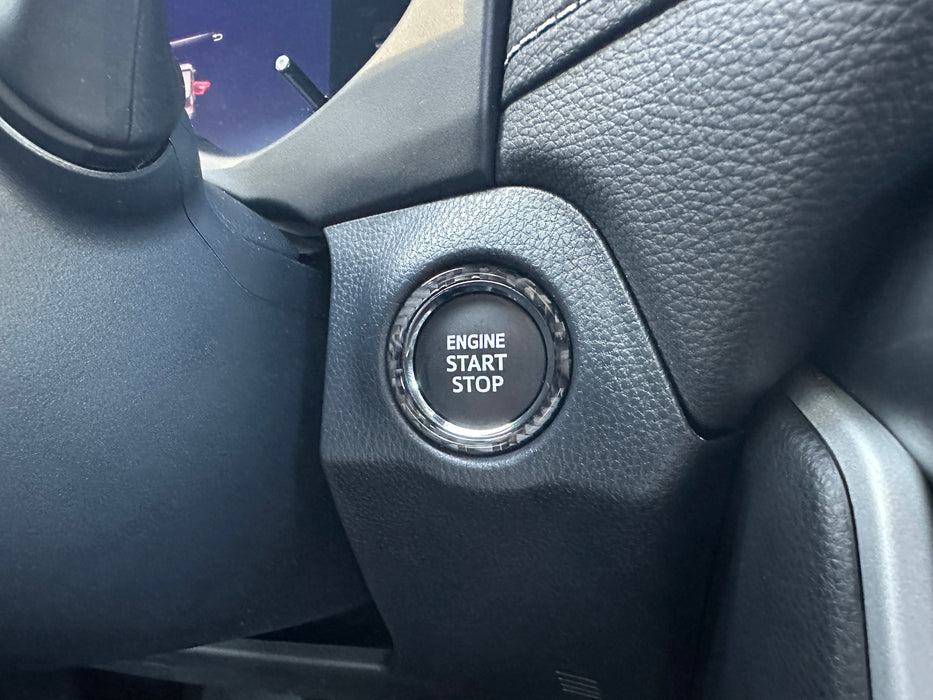 Start Button Accent Trim Fits 2019-2024 Toyota Rav4