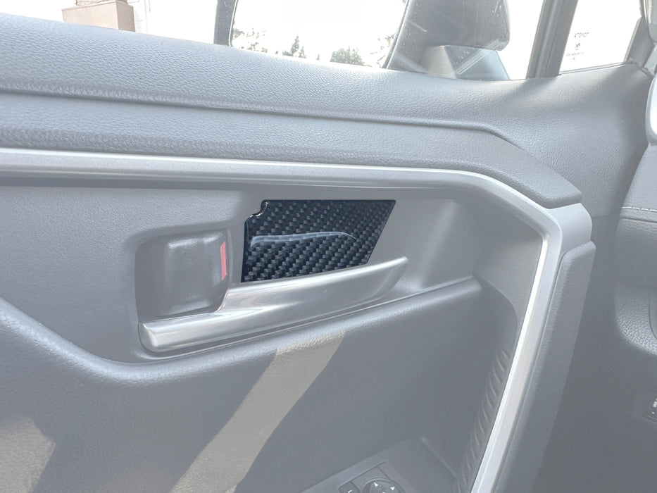 Interior Door Handle Inserts Fits 2019-2024 Toyota Rav4