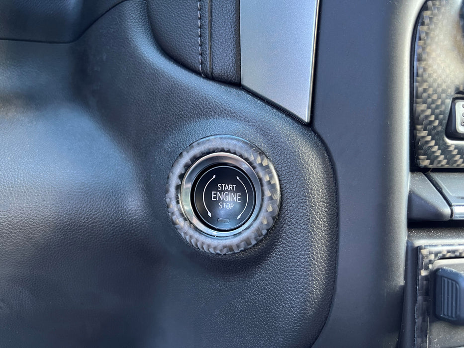 Key Ignition Ring Accent Trim Fits 2019-2023 Chevrolet Silverado