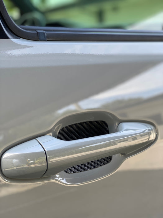 Door Handle Protective Inserts Fits 2019-2024 Chevrolet Silverado/ Silverado HD