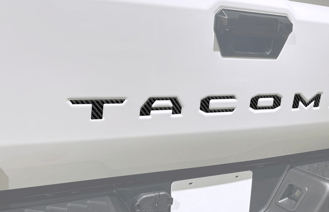 Tailgate Letter Inserts Fits 2024-2025 Toyota Tacoma