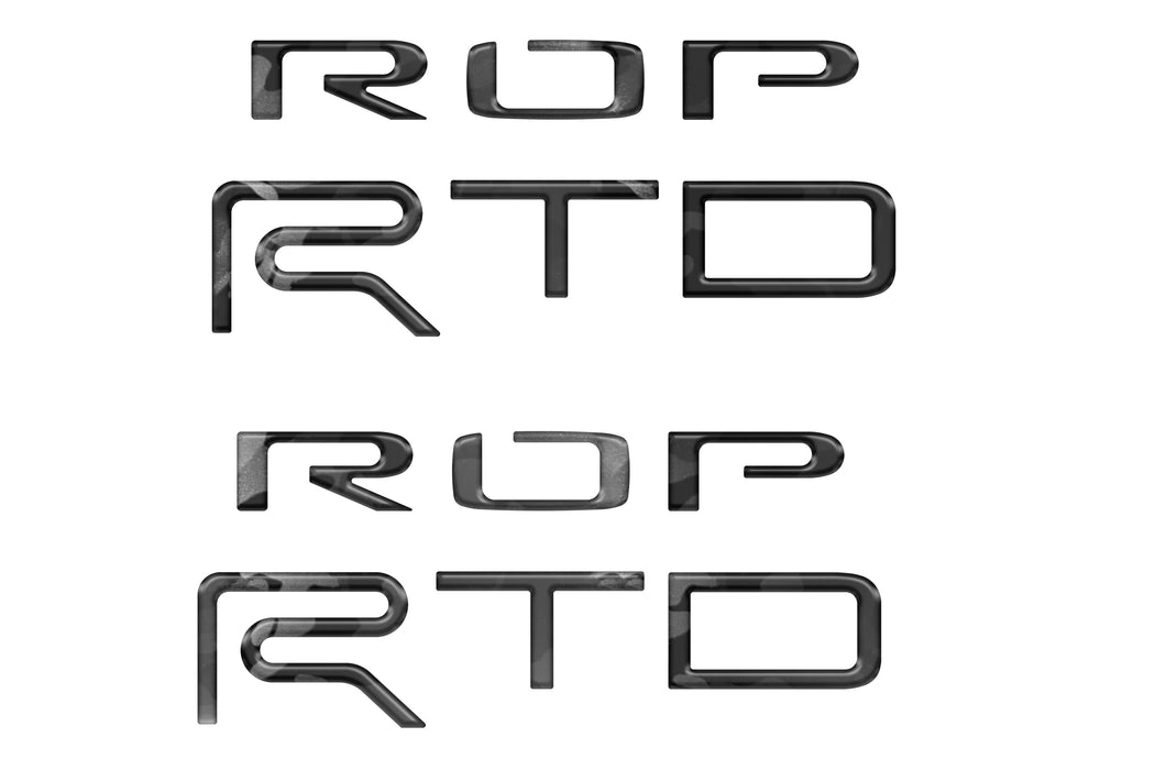 Bed Side Letter Inserts Fits 2015-2021 Toyota Tundra TRD Pro