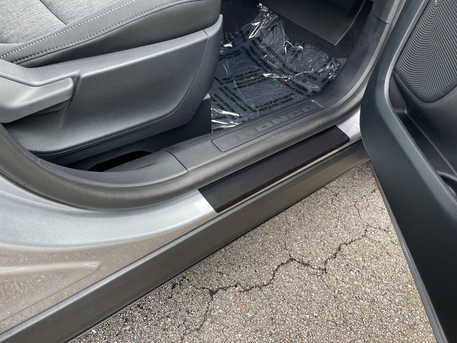Door Sill Protection Overlays (4 Door) Fits 2021-2024 Ford Bronco Sport