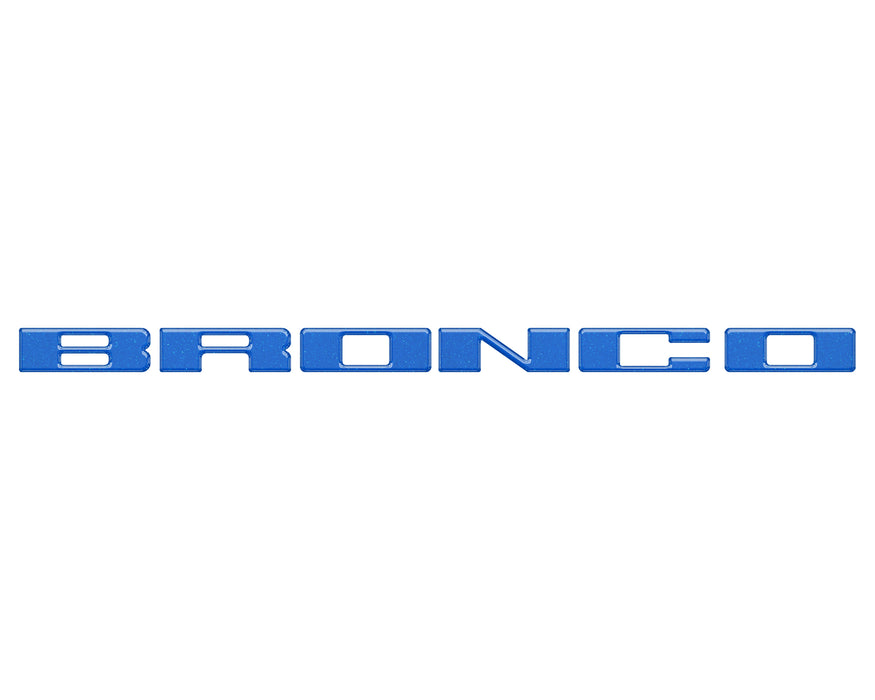 Front Grille Letter Overlays Fits 2021-2024 Ford Bronco