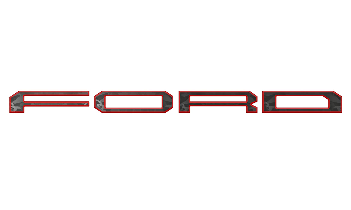 Raptor Tailgate Letter Overlays Fits 2021-2023 Ford F-150 Raptor