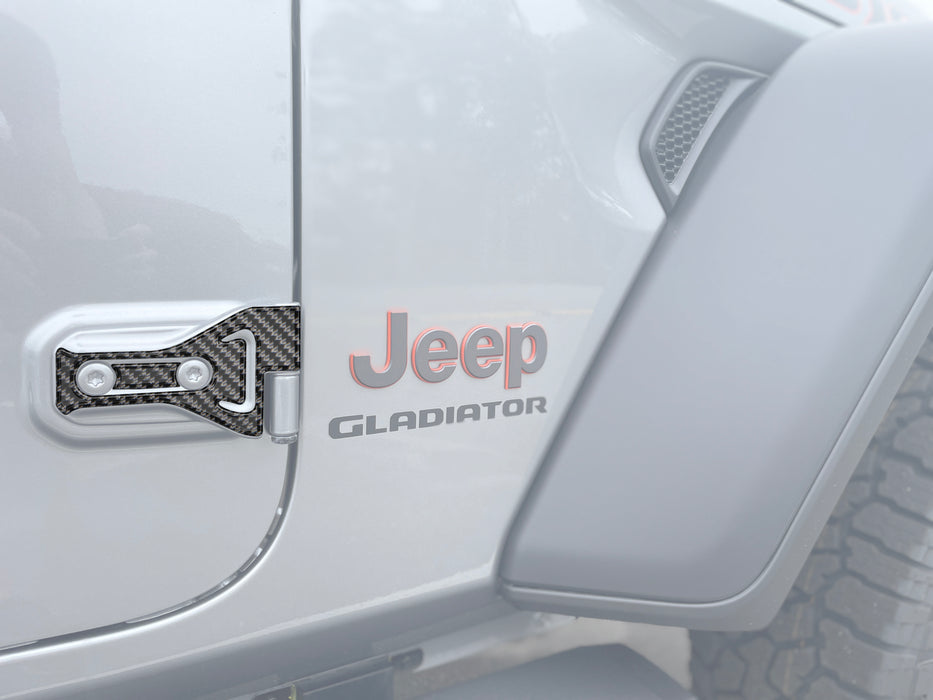 Door Hinge Overlays Fits 2019-2024 Jeep Gladiator
