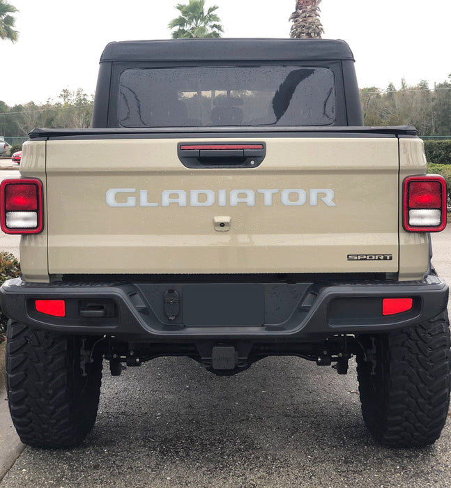Tailgate Letter Replacement Overlays Fits 2020-2024 Jeep Gladiator