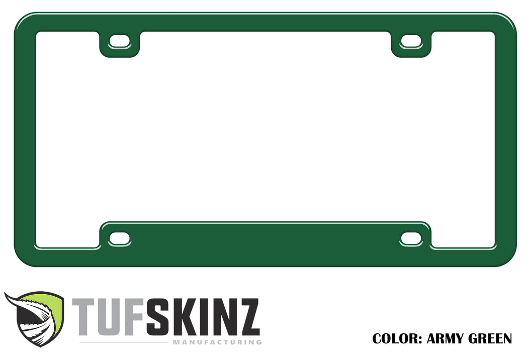 License Plate Frame Accent Trim Fits 0-0  Universal *OE Color - Army Green