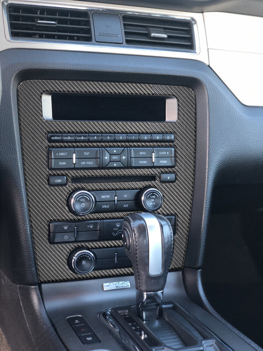 Radio Display Accent Trim Fits 2010-2014 Ford Mustang