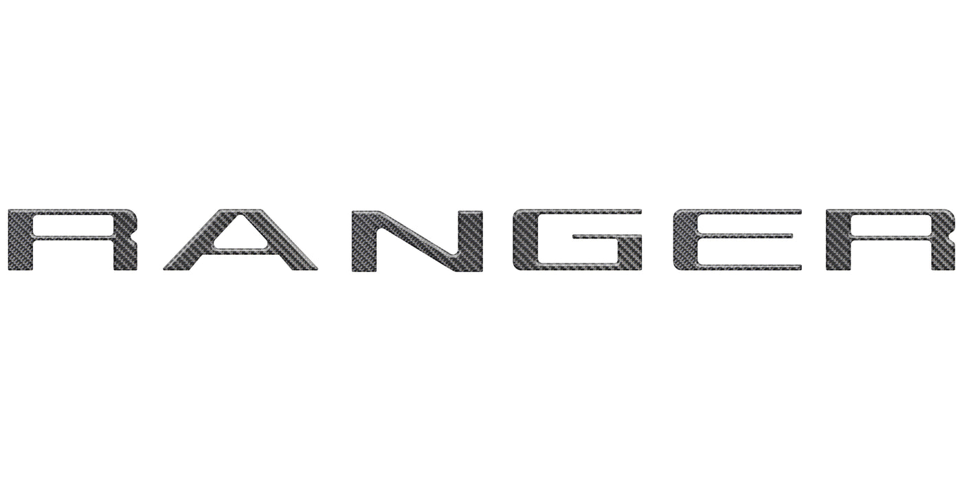 Tailgate Letter Inserts Fits 2024-2025 Ford Ranger