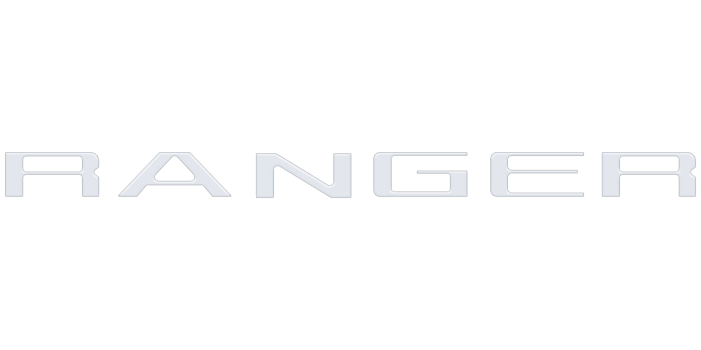 Tailgate Letter Inserts Fits 2024-2025 Ford Ranger