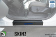 TUF-LINER Door Protection(Front Doors) Accent Trim Fits 2015-2020 Ford F-150 (F-150)Black Textured with Blue Logo
