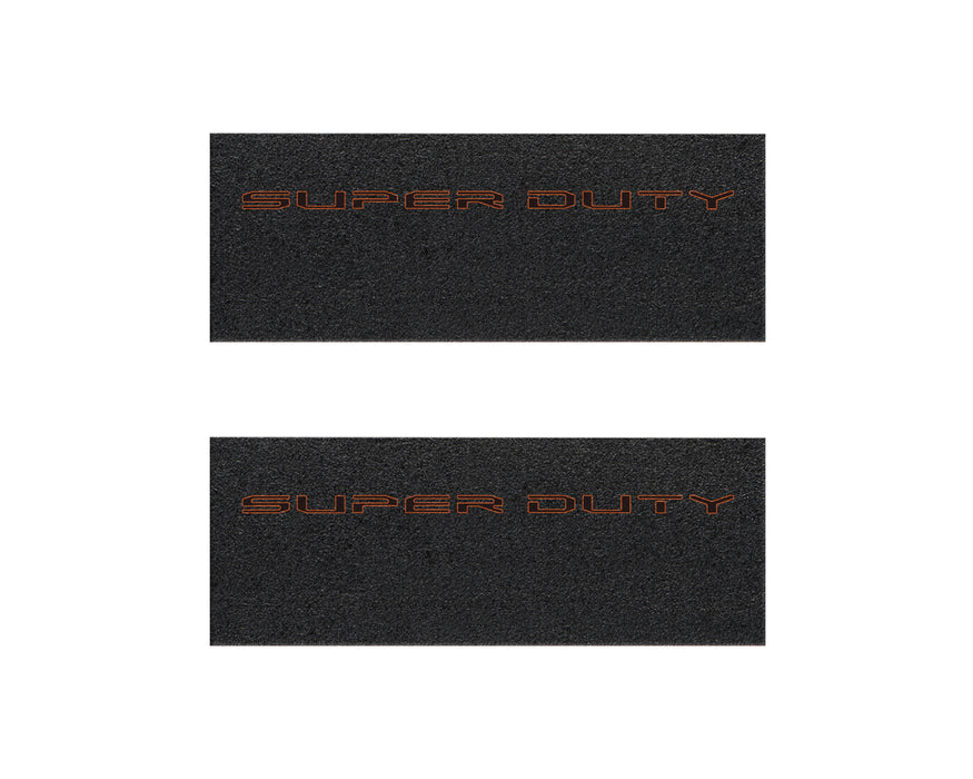 Door Sill Protection Overlays (Textured) Fits 2023-2024 Ford Super Duty