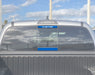 Rear Power Sliding Window Accent Trim Fits 2016-2020 Toyota Tacoma *OE Color - Blazing blue w/Custom Text