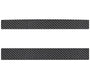 Rear Power Sliding Window Accent Trim Fits 2016-2020 Toyota Tacoma Real Carbon Fiber(Raw)