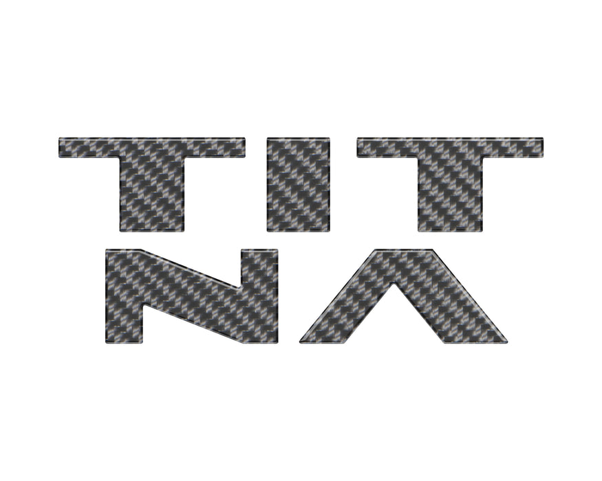 Tailgate Letter Emblem Overlays Fits 2022-2024 Nissan Titan