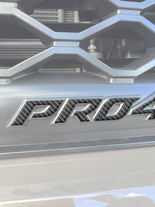 Pro 4x Emblem Letter Overlays Fits 2022-2024 Nissan Titan