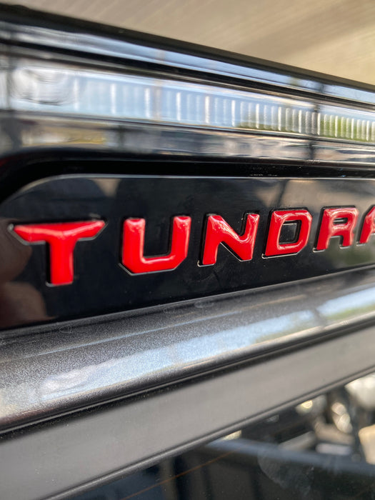 3RD Brakelight Letter Inserts Fits 2022-2024 Toyota Tundra