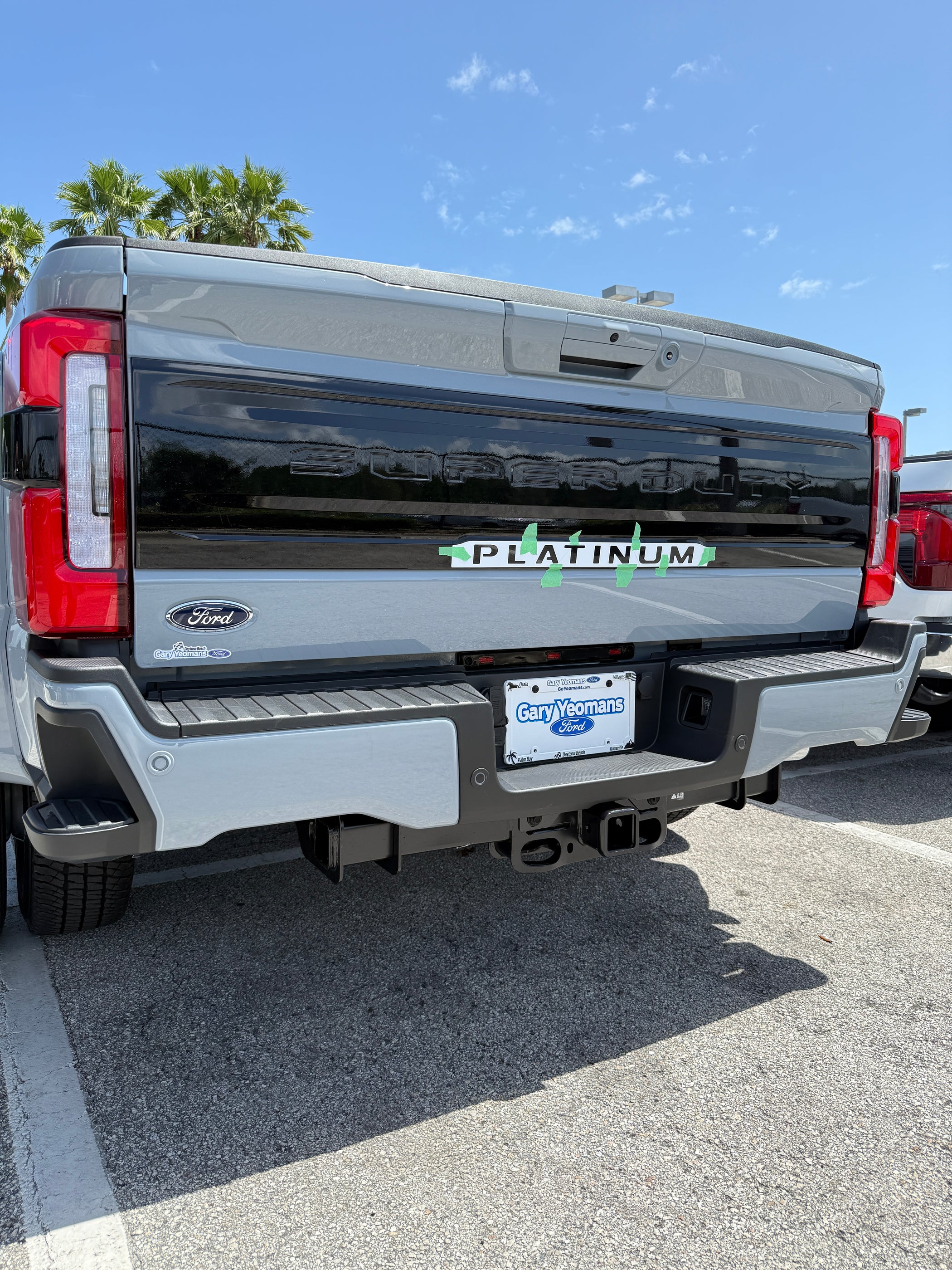 Platinum Tailgate Lettering Kit Fits 2025-2026 Ford Super Duty Platinu ...