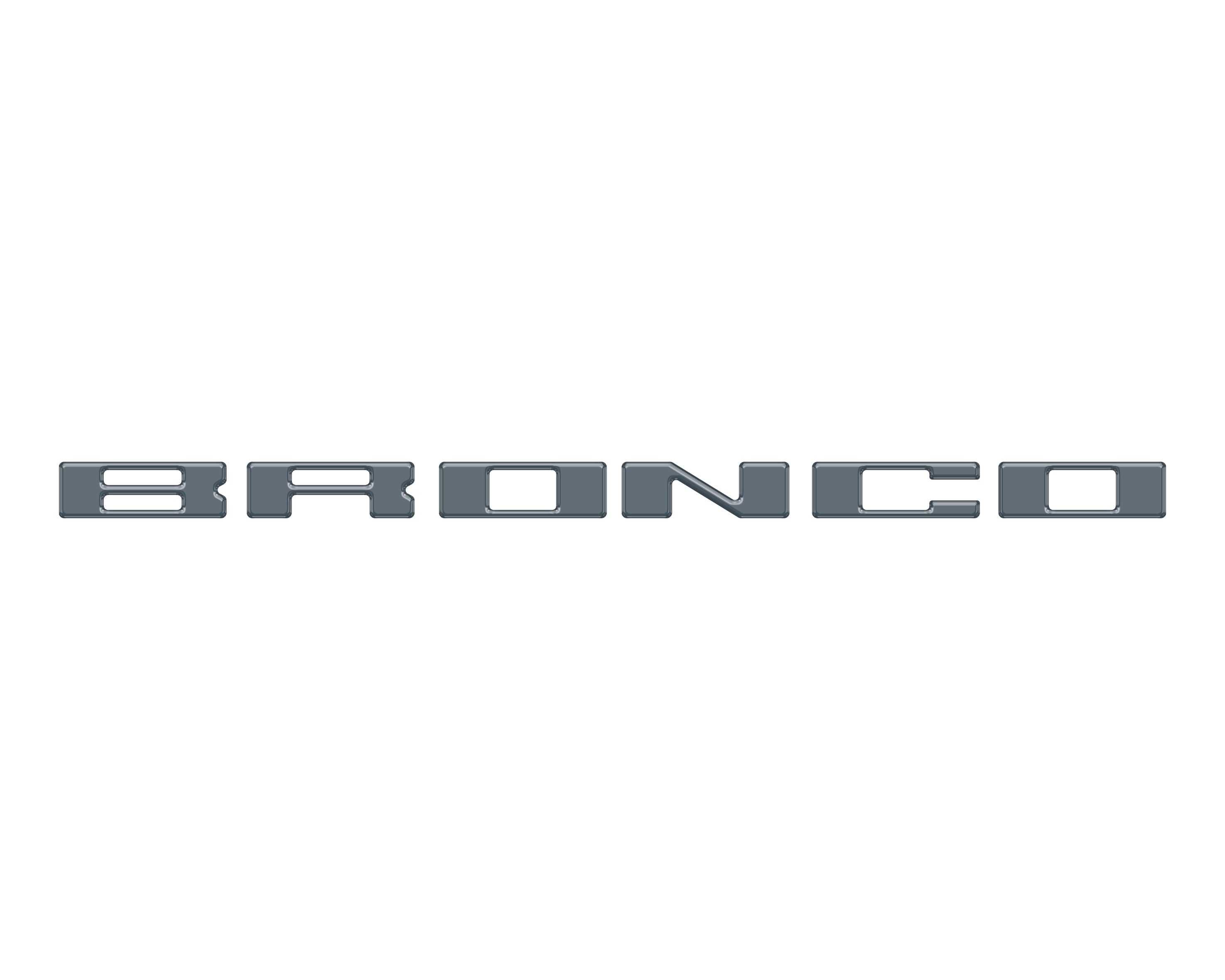 Glove Box Letters Inserts Fits 2021-2026 Ford Bronco — Tufskinz.com