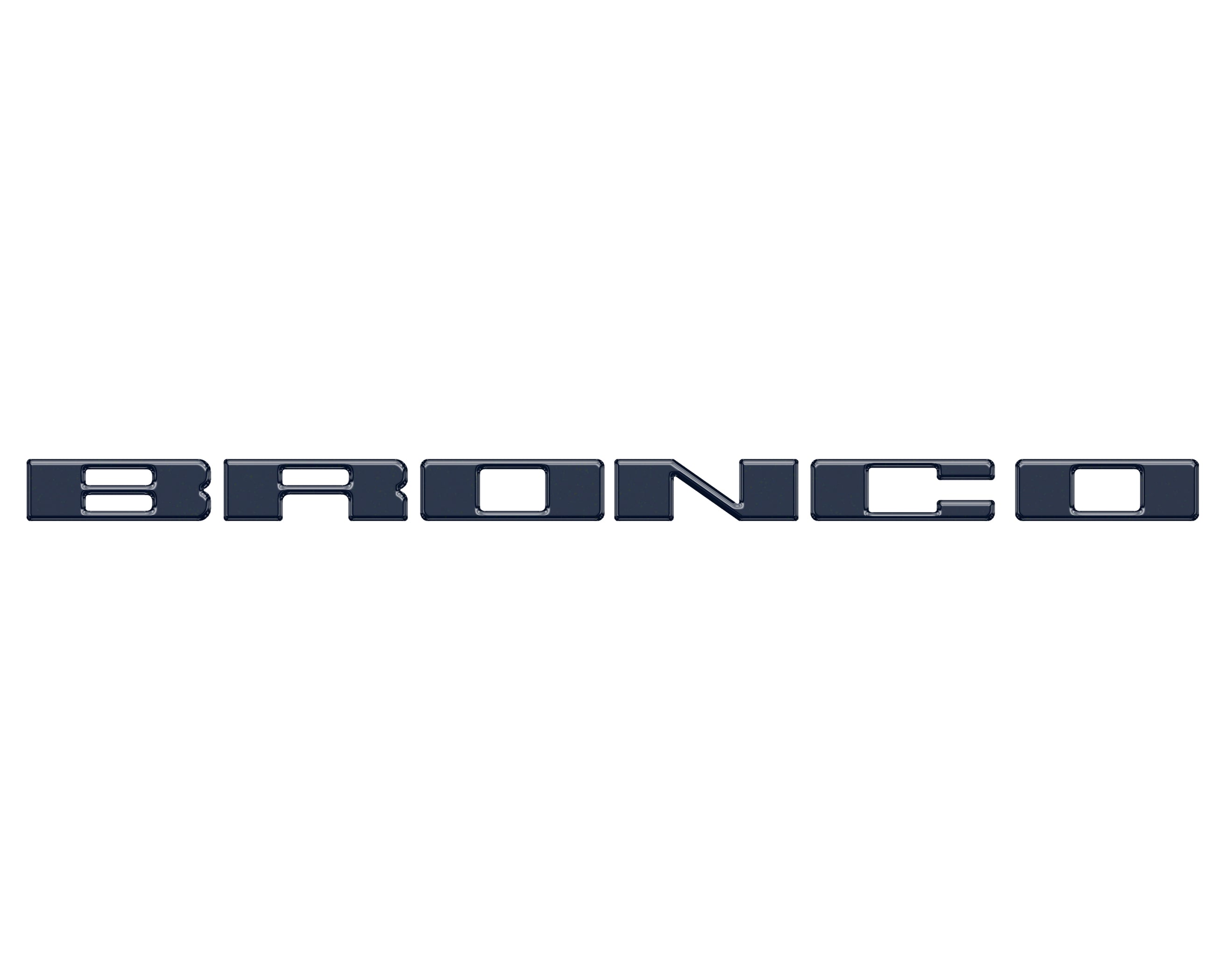 Front Grille Letter Overlays Fits 2021-2026 Ford Bronco — Tufskinz.com