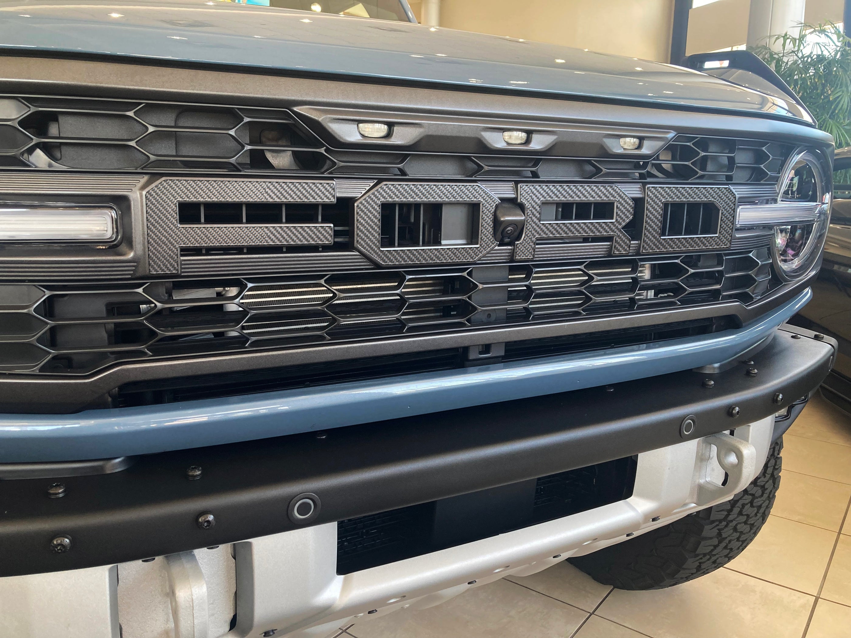 Raptor Front Grille Letter Overlays Fits 2022-2026 Ford Bronco ...
