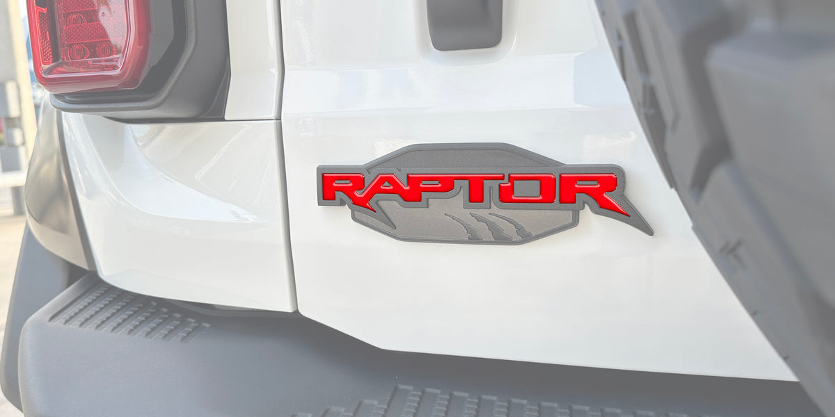 Raptor Emblem Inserts Fits 2023-2024 Ford Bronco Raptor — Tufskinz.com