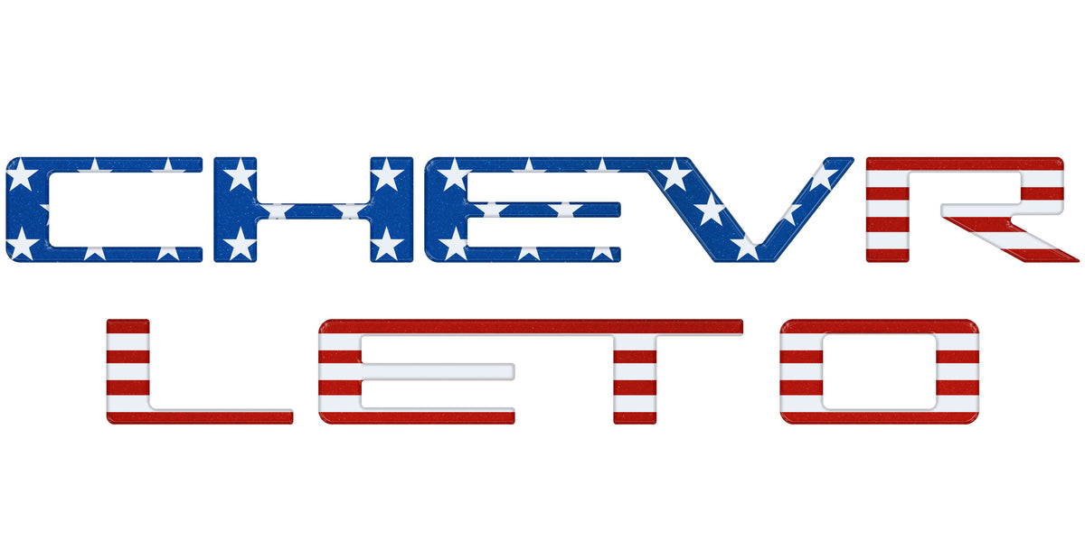 Chevrolet 3-D Urethane CHEVROLET Tailgate Lettering In Matte Black By Nox-Lux™ - Associated | 19434427 | Chevrolet - Foto 7