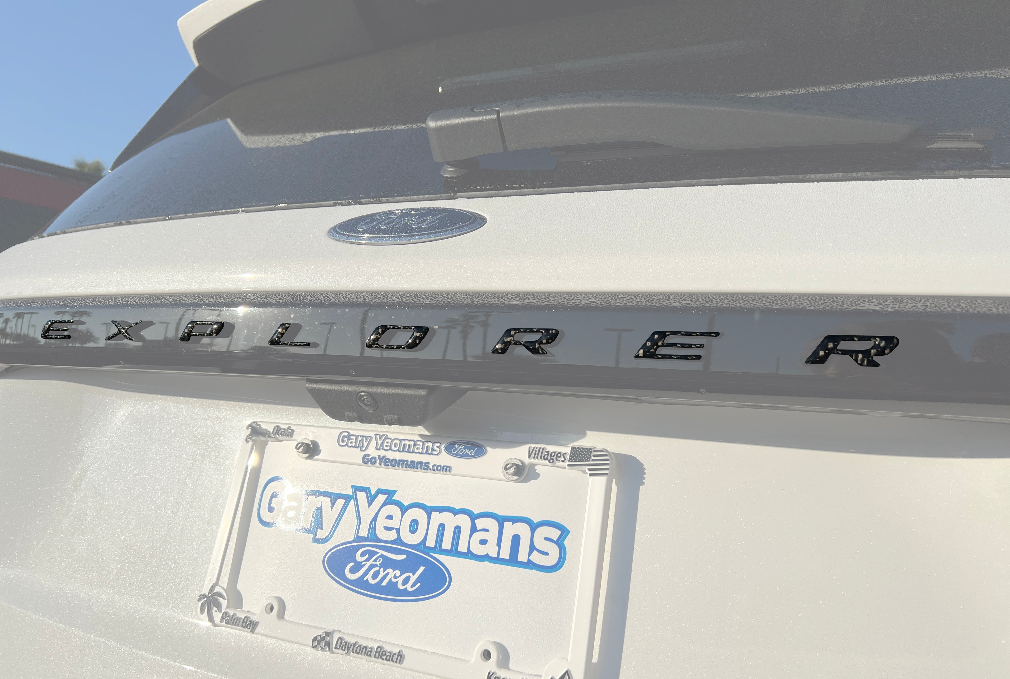 Liftgate Letter Overlays Fits 2025-2026 Ford Explorer — Tufskinz.com