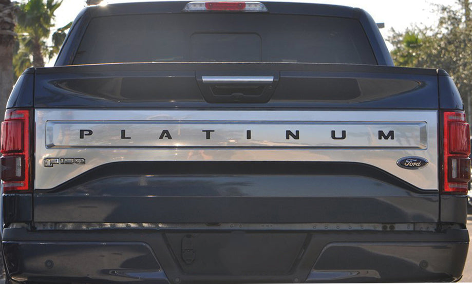 Tailgate Letter Inserts Fits 2015-2017 Ford F-150 Platinum