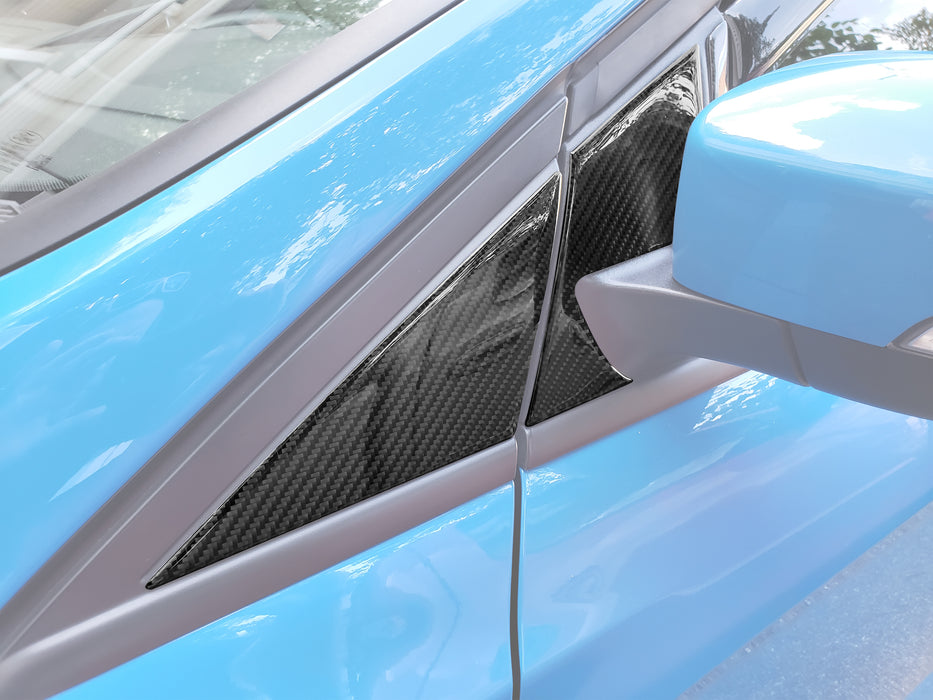 A-Door Pillar Overlays Fits 2012-2018 Ford Focus, RS, ST