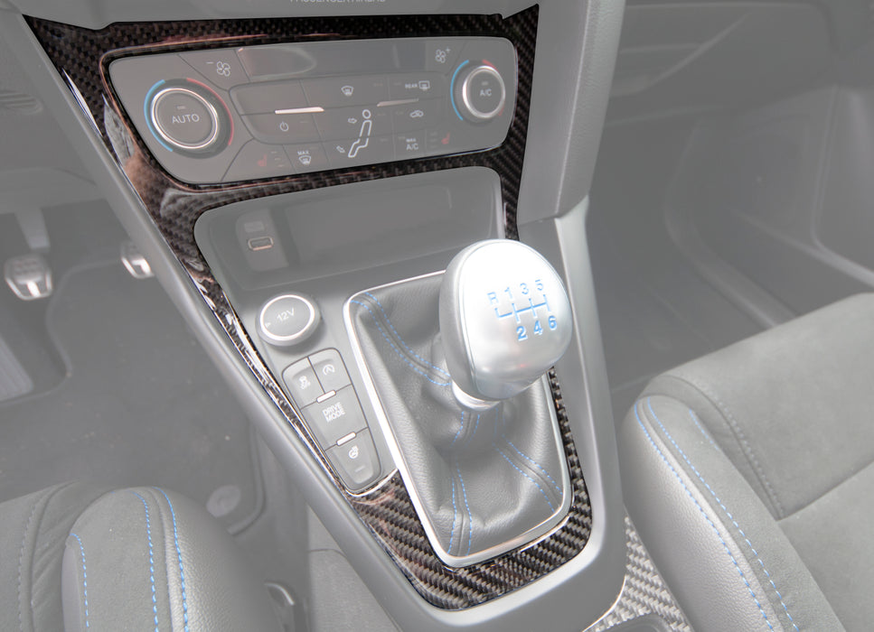 Carbon Fiber Interior Accessories Gear Cover Trim For Ford Focus MK4 2019 -  2022