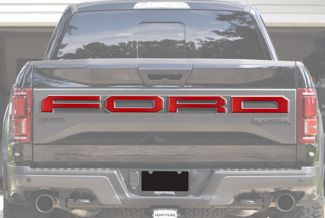 Tailgate Letter Overlays Fits 2015-2020 Ford F-150 Raptor