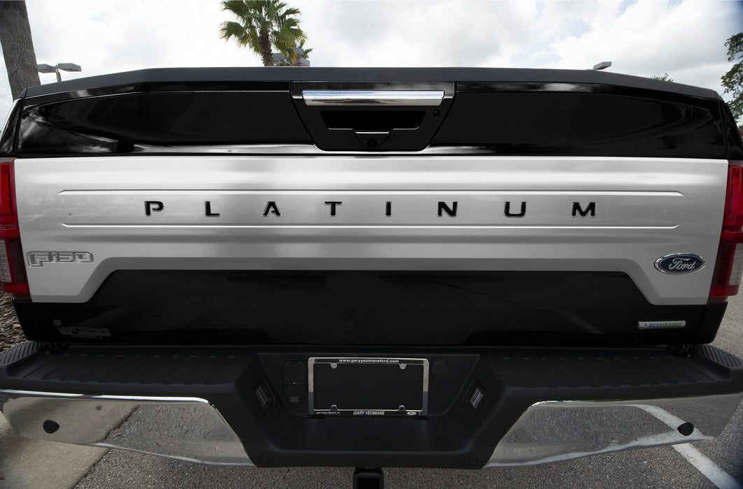 Tailgate Letter Inserts Fits 2018-2020 Ford F-150 Platinum