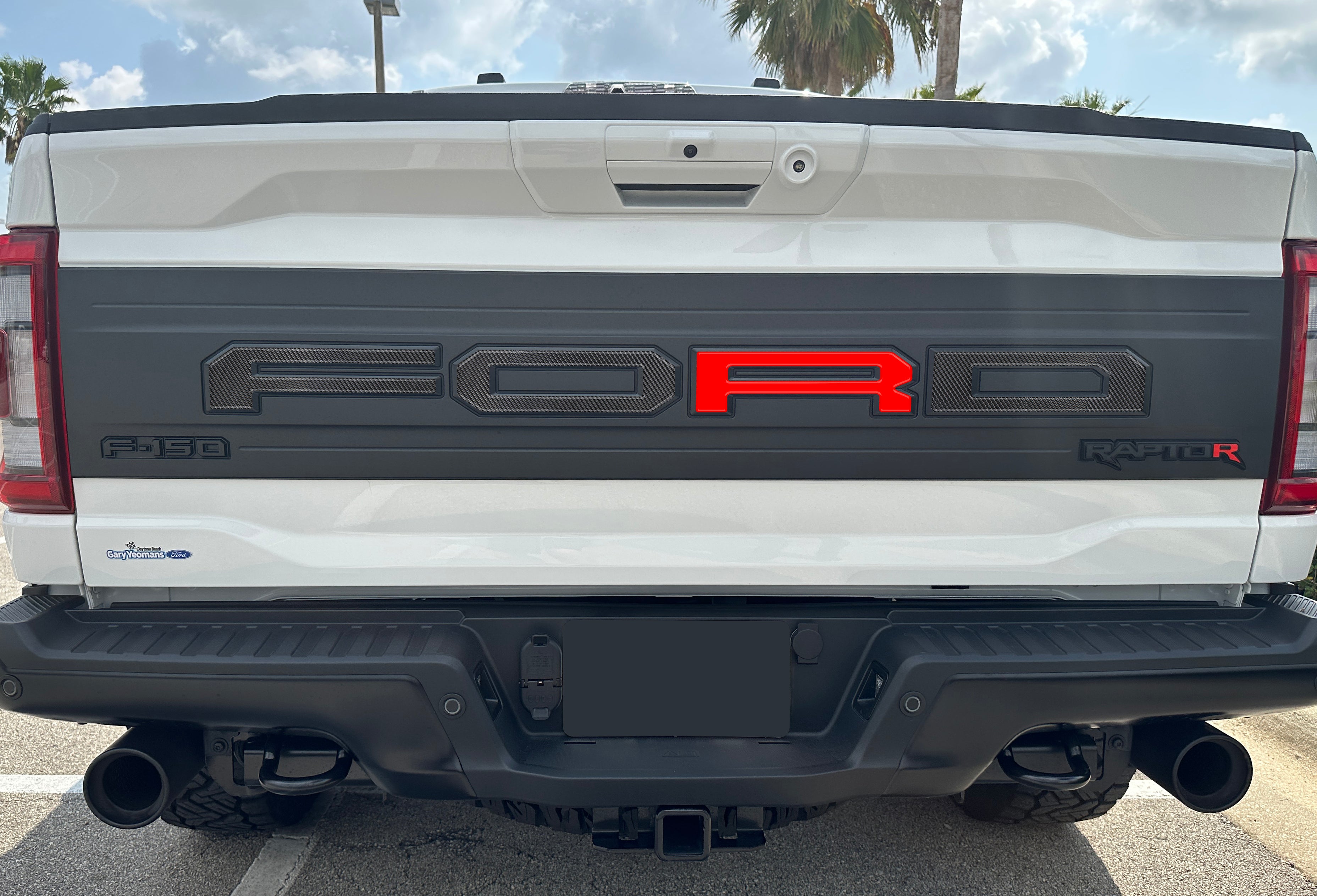Raptor Tailgate Letter Overlays Fits 2021-2024 Ford F-150 Raptor ...
