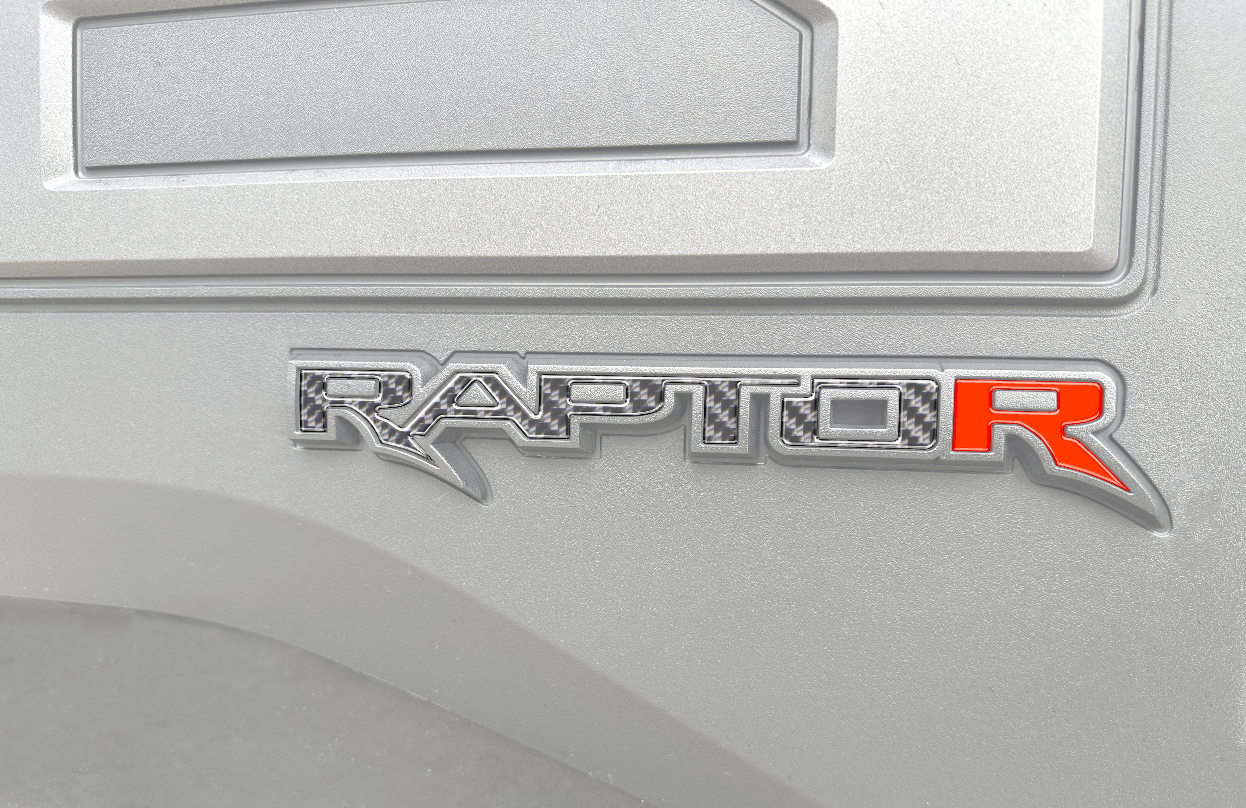 Ford Raptor Letters Vector Raptor Tailgate Letter Inserts Fits 2017-2023 Ford F-150 Raptor ...