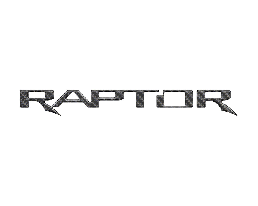 Raptor Tailgate Emblem Inserts Fits 2017-2025 Ford F-150 Raptor