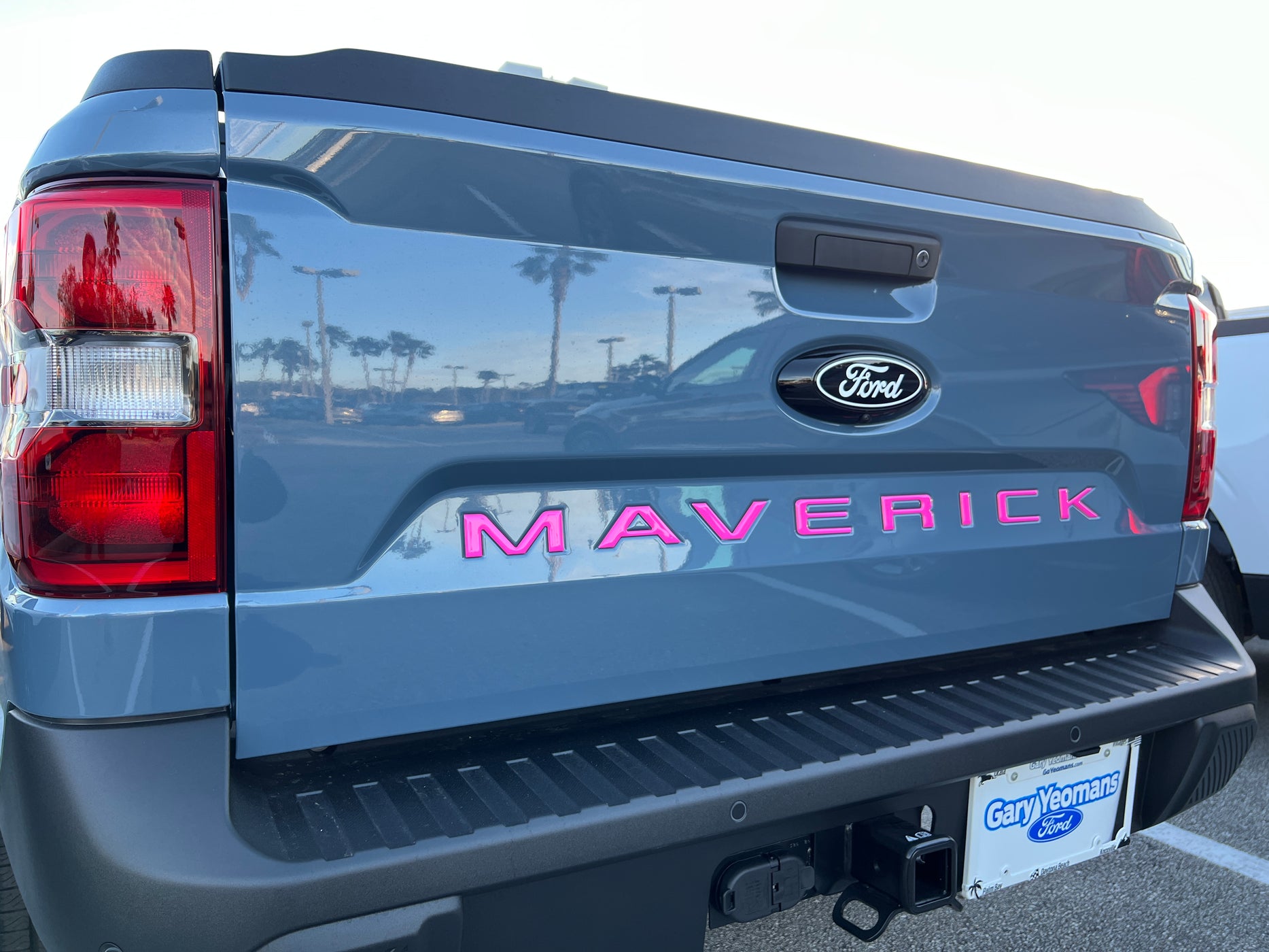 thumbnail image 2 of Auto Pro Double Layer Tailgate Insert Letters For 2019-2022 Ford Ranger – Black & Red, Rear Placement 2 of 2
