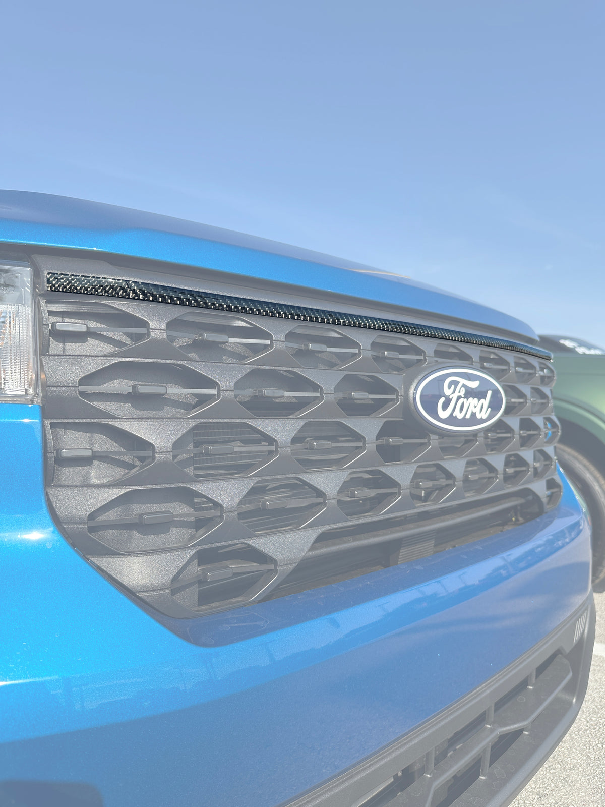 Mav R Grille Upper Grille Line Accent Trim Fits 2025-2026 Ford Maverick — Tufskinz.com