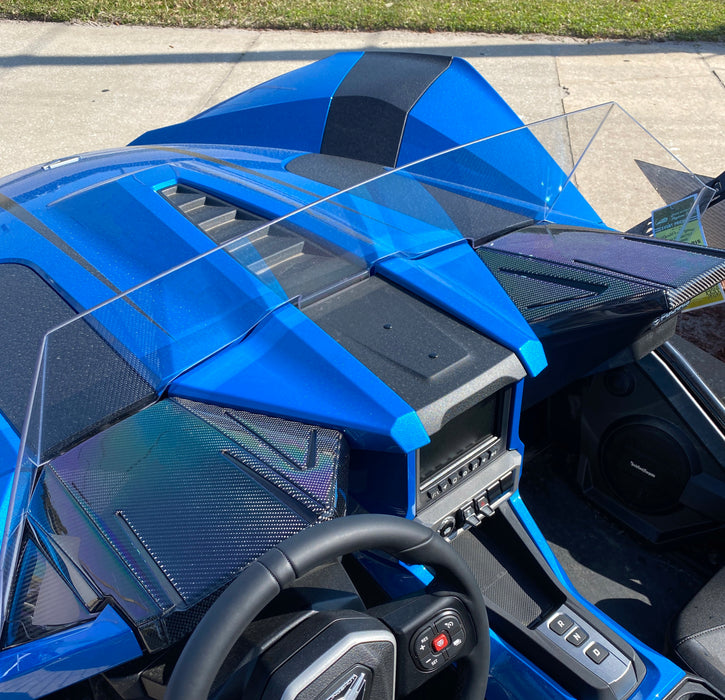 Dashboard Accent Trim With Custom Text Option Fits 2020-2024 Polaris Slingshot