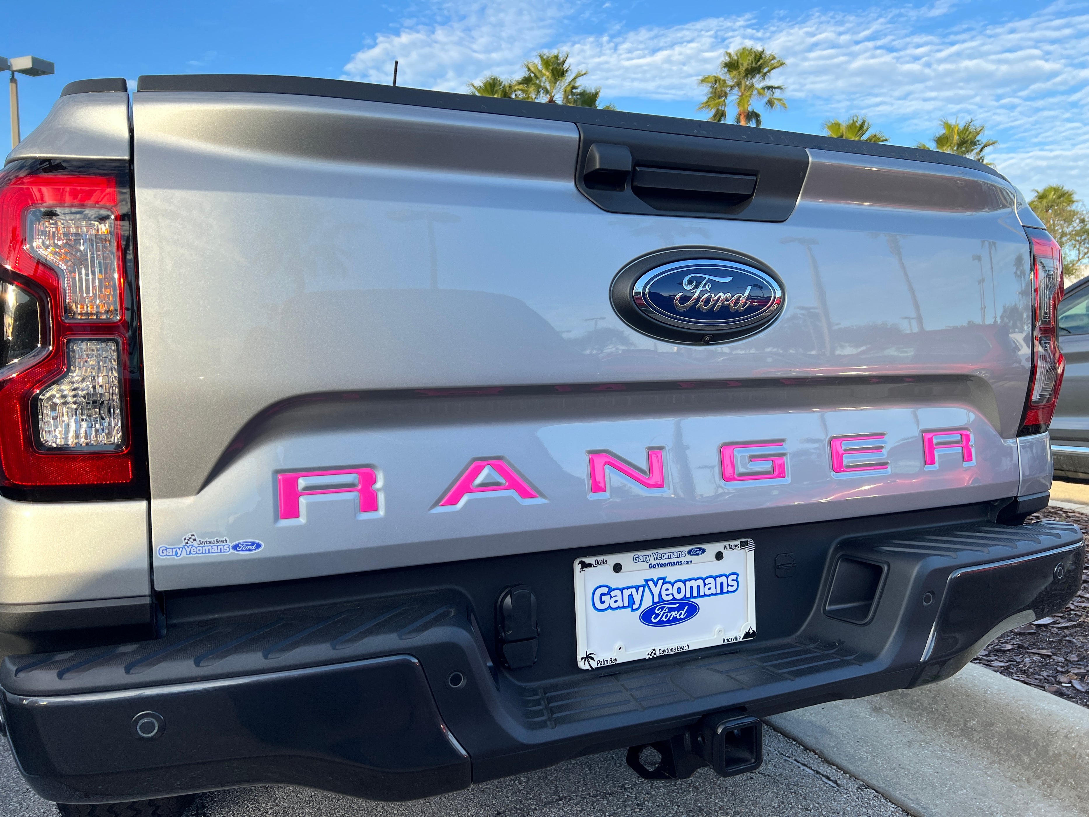 Tailgate Letter Inserts Fits 2024-2026 Ford Ranger — Tufskinz.com