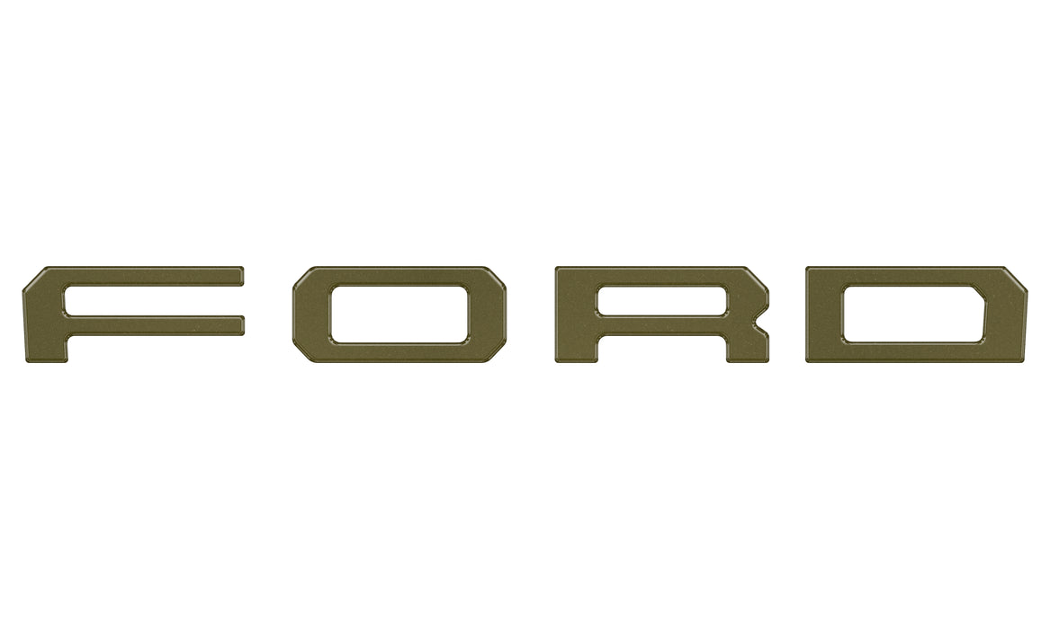 Grille Letter Overlays Fits 2019-2023 Ford Ranger