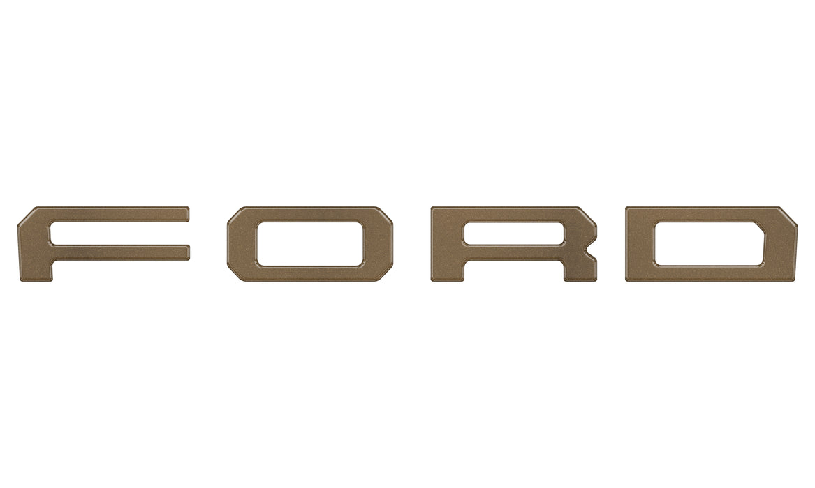 Grille Letter Overlays Fits 2019-2023 Ford Ranger