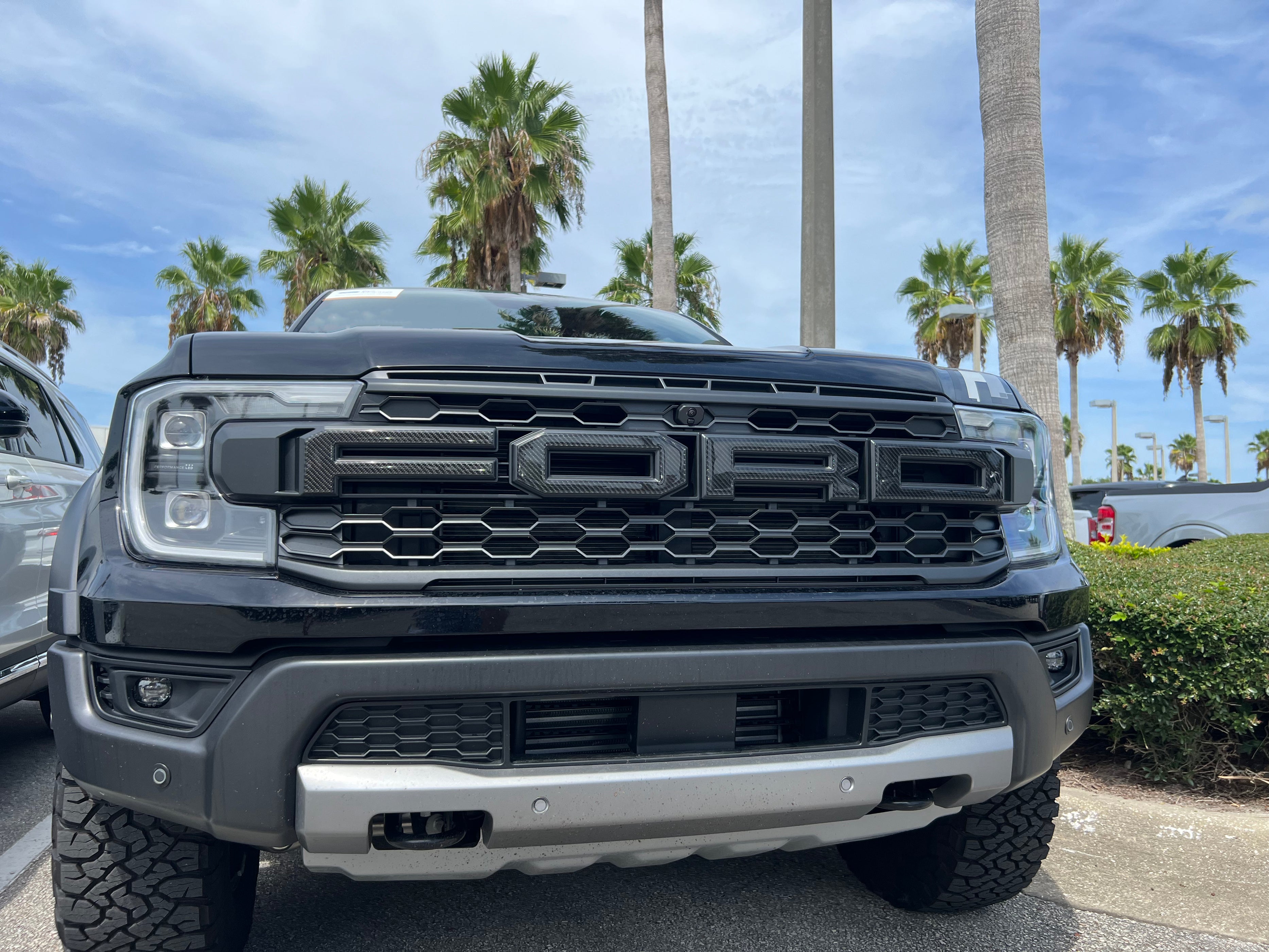 Grille Letter Overlays Fits 2024-2026 Ford Ranger Raptor — Tufskinz.com