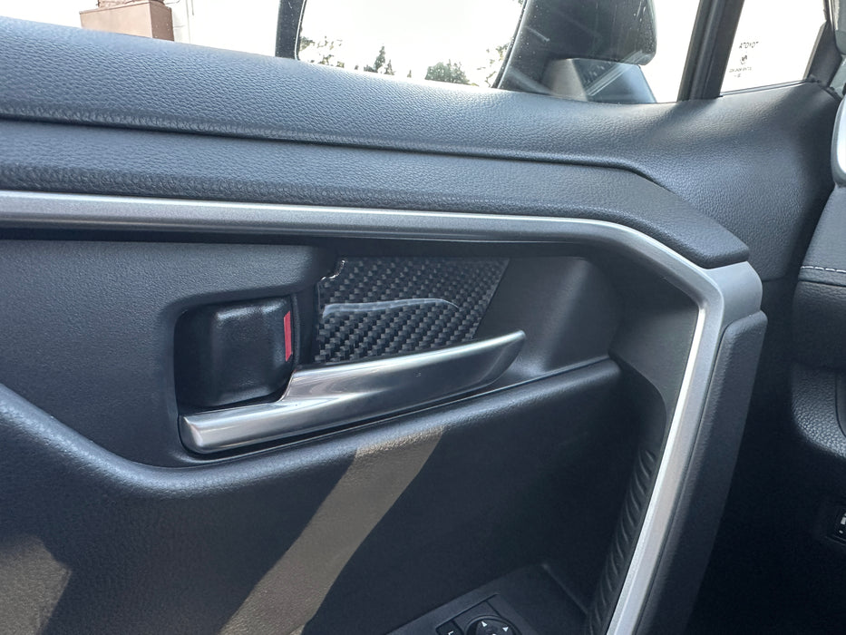 Interior Door Handle Inserts Fits 2018-2024 Toyota Rav4