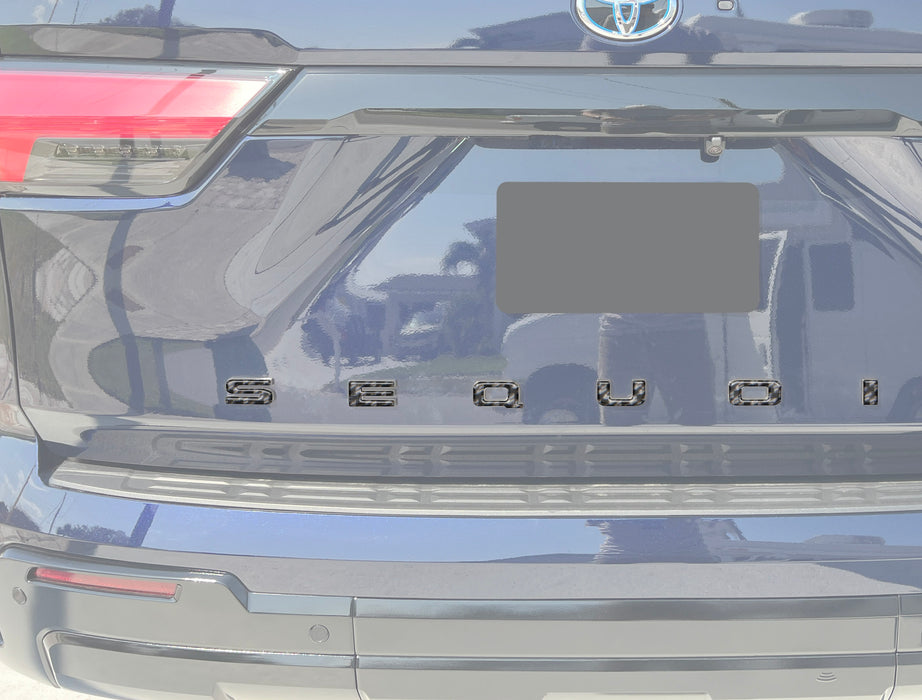 Rear Hatch Letter Overlays Fits 2023 Toyota Sequoia